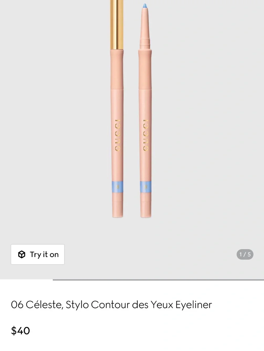 Gucci Long-Lasting Khol Eye Liner Pencil in Celeste